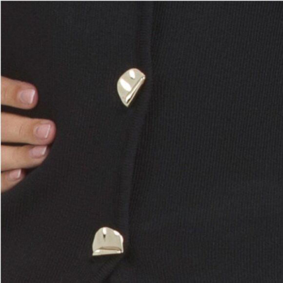 LOVE TREE Knit Vest With Gold Tone Buttons - Picture 3 of 3